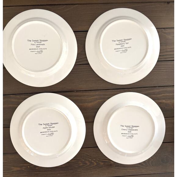 The Sweet Shoppe by Sango designed by Sue Lipkin 8-inch Plates Set of 4 - Picture 6 of 11